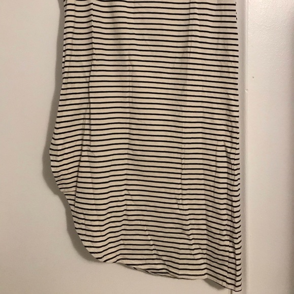 Volcom asymmetrical striped skirt. Black/cream - Picture 7 of 8